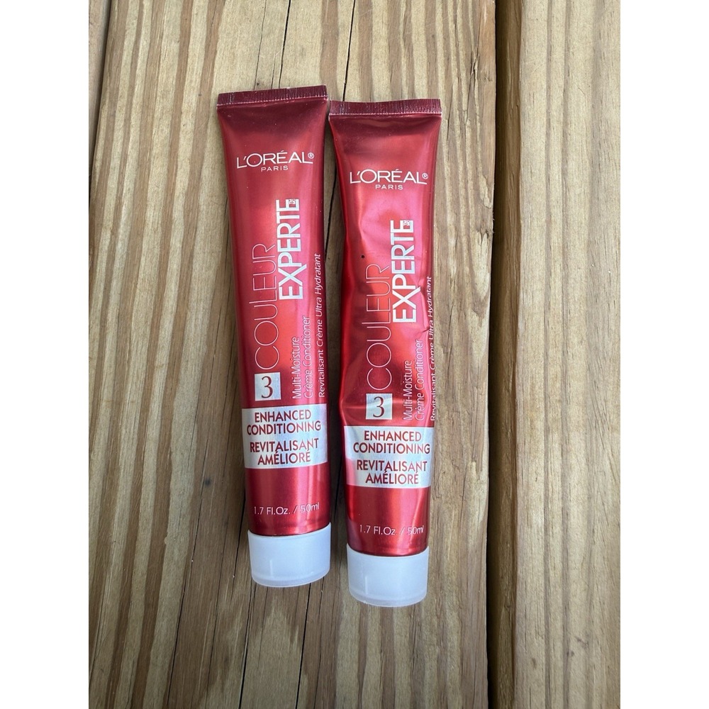 2 Loreal Couleur Experte 3 Enhanced Condtioner New 1.7 oz 50 ml EA